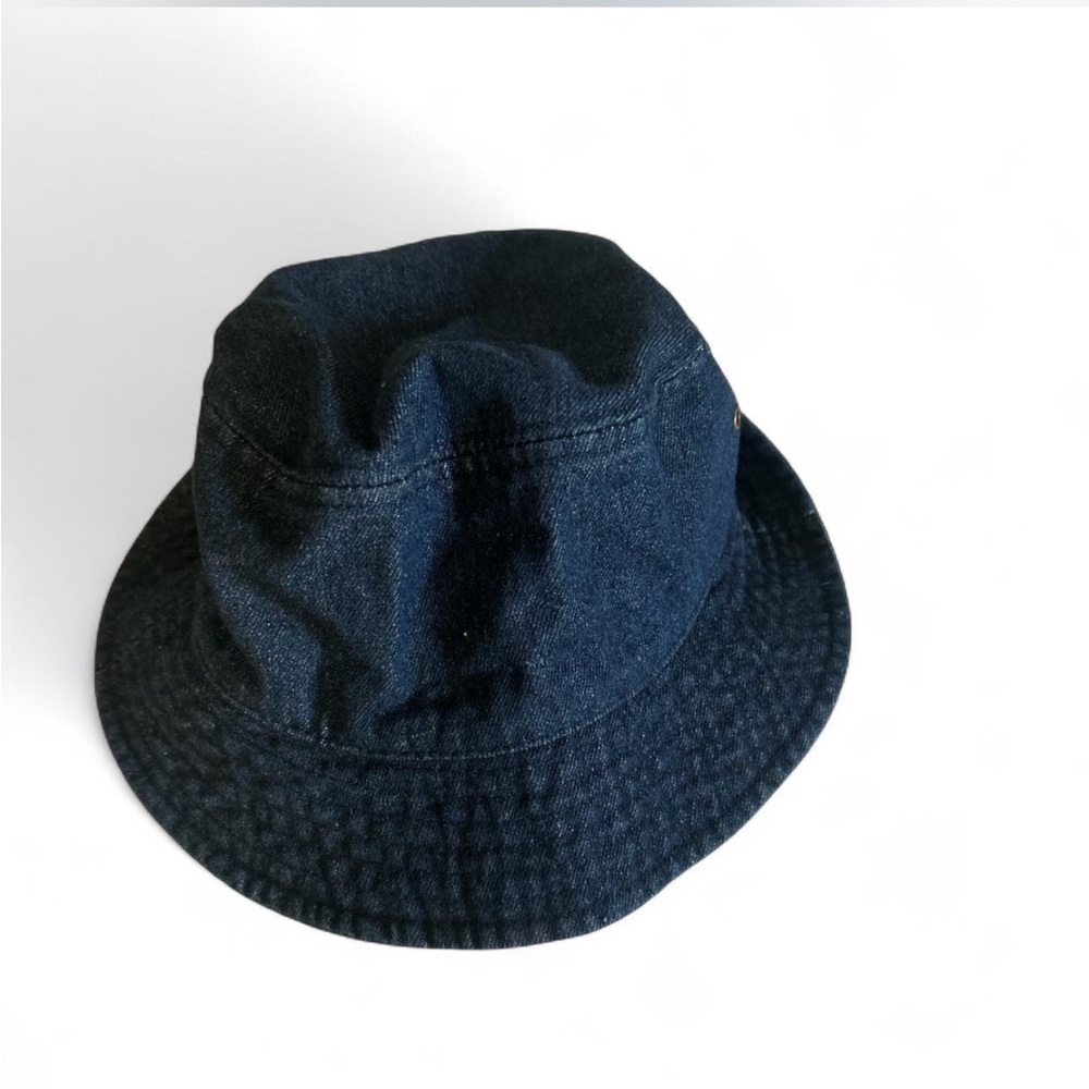 Dark Blue Denim Bucket Hat
